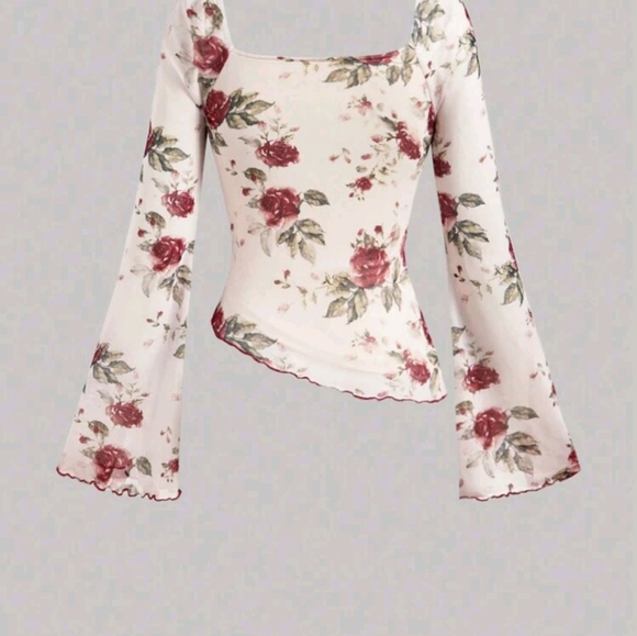 Shein Long Sleeve Women's Top, Size Large 8/10 - Picture 2 of 7